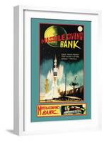 Missile Savings Bank-null-Framed Art Print