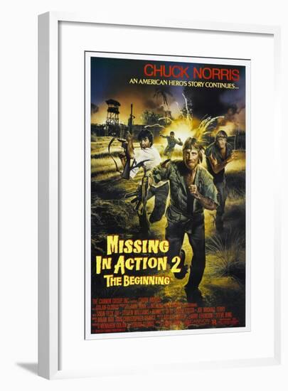 Missing in Action 2: The Beginning, Chuck Norris, 1985, © Cannon films/courtesy Everett Collection-null-Framed Art Print