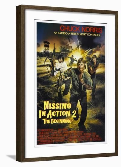 Missing in Action 2: The Beginning, Chuck Norris, 1985, © Cannon films/courtesy Everett Collection-null-Framed Art Print