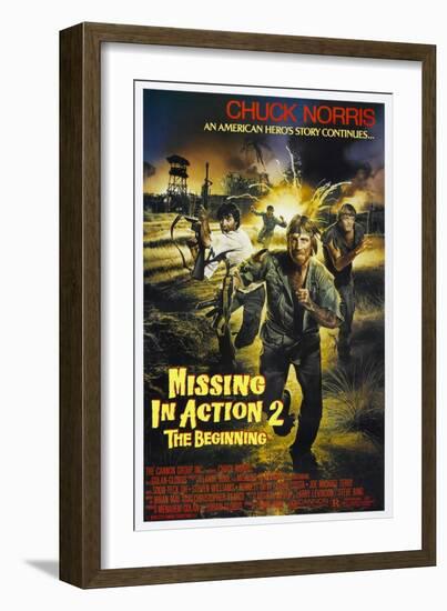 Missing in Action 2: The Beginning, Chuck Norris, 1985, © Cannon films/courtesy Everett Collection-null-Framed Art Print