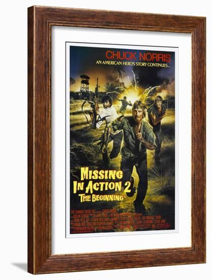 Missing in Action 2: The Beginning, Chuck Norris, 1985, © Cannon films/courtesy Everett Collection-null-Framed Art Print