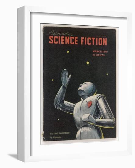 "Missing Ingredient," the Robot is Missing a Heart-null-Framed Photographic Print