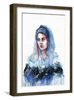 Missing Oceans-Agnes Cecile-Framed Art Print