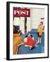 "Missing Shoe" Saturday Evening Post Cover, September 8, 1951-Jack Welch-Framed Giclee Print