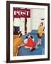 "Missing Shoe" Saturday Evening Post Cover, September 8, 1951-Jack Welch-Framed Giclee Print