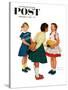 "Missing tooth" Saturday Evening Post Cover, September 7,1957-Norman Rockwell-Stretched Canvas