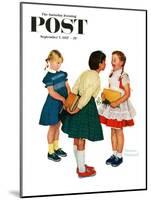 "Missing tooth" Saturday Evening Post Cover, September 7,1957-Norman Rockwell-Mounted Giclee Print