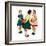 "Missing tooth", September 7,1957-Norman Rockwell-Framed Premium Giclee Print