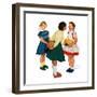 "Missing tooth", September 7,1957-Norman Rockwell-Framed Premium Giclee Print