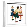 "Missing tooth", September 7,1957-Norman Rockwell-Framed Premium Giclee Print