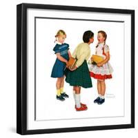 "Missing tooth", September 7,1957-Norman Rockwell-Framed Giclee Print