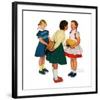 "Missing tooth", September 7,1957-Norman Rockwell-Framed Giclee Print