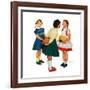 "Missing tooth", September 7,1957-Norman Rockwell-Framed Giclee Print