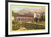 Mission and Grounds, Santa Barbara, California-null-Framed Premium Giclee Print