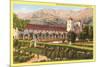 Mission and Grounds, Santa Barbara, California-null-Mounted Premium Giclee Print