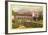 Mission and Grounds, Santa Barbara, California-null-Framed Art Print