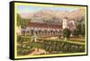 Mission and Grounds, Santa Barbara, California-null-Framed Stretched Canvas