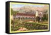 Mission and Grounds, Santa Barbara, California-null-Framed Stretched Canvas