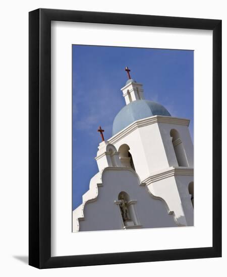 Mission at San Luis Rye, Oceanside, California-Nancy & Steve Ross-Framed Photographic Print