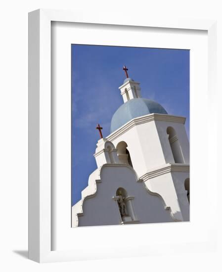 Mission at San Luis Rye, Oceanside, California-Nancy & Steve Ross-Framed Photographic Print