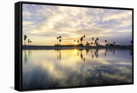 Mission Bay, San Diego, California-f8grapher-Framed Stretched Canvas