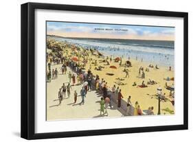 Mission Beach, San Diego, California-null-Framed Art Print