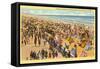 Mission Beach, San Diego, California-null-Framed Stretched Canvas