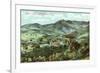 Mission Canyon, Santa Barbara, California-null-Framed Art Print