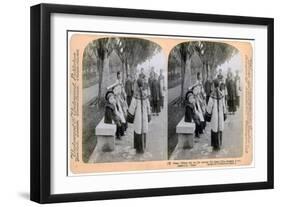 Mission Children, with One Little American Girl, Canton, China, 1900-Underwood & Underwood-Framed Giclee Print