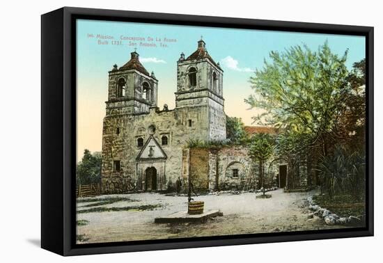 Mission Concepcion de la Acuna-null-Framed Stretched Canvas