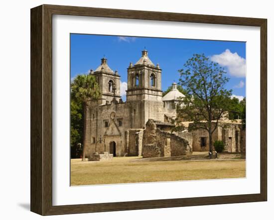 Mission Concepcion, San Antonio, Texas, United States of America, North America-Michael DeFreitas-Framed Photographic Print