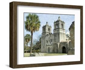 Mission Concepcion, San Antonio, Texas, USA-Ethel Davies-Framed Photographic Print