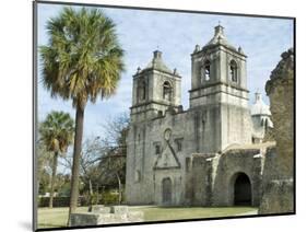 Mission Concepcion, San Antonio, Texas, USA-Ethel Davies-Mounted Photographic Print
