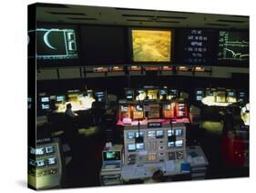 Mission Control At JPL, Pasadena, California-David Parker-Stretched Canvas