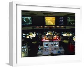 Mission Control At JPL, Pasadena, California-David Parker-Framed Photographic Print