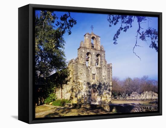 Mission Espada, Missions National Historic Park, San Antonio, Texas, USA-Rolf Nussbaumer-Framed Stretched Canvas