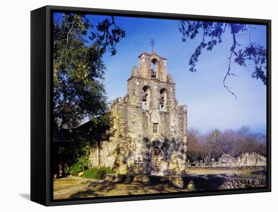 Mission Espada, Missions National Historic Park, San Antonio, Texas, USA-Rolf Nussbaumer-Framed Stretched Canvas