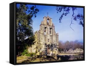 Mission Espada, Missions National Historic Park, San Antonio, Texas, USA-Rolf Nussbaumer-Framed Stretched Canvas