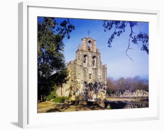 Mission Espada, Missions National Historic Park, San Antonio, Texas, USA-Rolf Nussbaumer-Framed Photographic Print