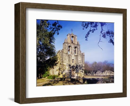 Mission Espada, Missions National Historic Park, San Antonio, Texas, USA-Rolf Nussbaumer-Framed Photographic Print