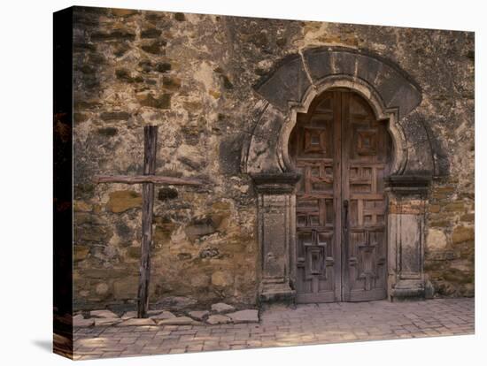 Mission Espada, San Antonio, Texas, USA-null-Stretched Canvas