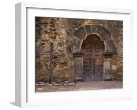 Mission Espada, San Antonio, Texas, USA-null-Framed Photographic Print