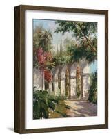 Mission Gardens-Alberto Pasini-Framed Art Print