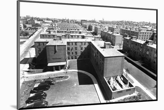 Mission Hill Housing Development-null-Mounted Photographic Print