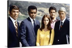 Mission : impossible with Leonard Nimoy, Greg Morris, Lesley Ann Warren, Peter Lupus and Peter Grav-null-Stretched Canvas