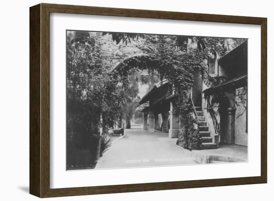 Mission Inn View at Riverside, California Photograph - Riverside, CA-Lantern Press-Framed Art Print