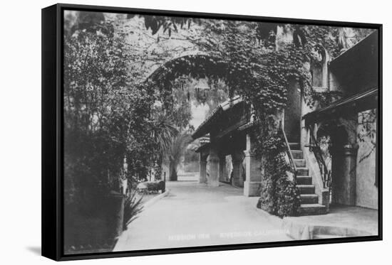 Mission Inn View at Riverside, California Photograph - Riverside, CA-Lantern Press-Framed Stretched Canvas