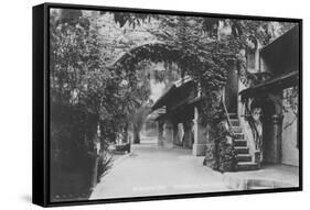 Mission Inn View at Riverside, California Photograph - Riverside, CA-Lantern Press-Framed Stretched Canvas