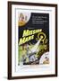 MISSION MARS, US poster, bottom right: Nick Adams, Heather Hewitt, 1968-null-Framed Art Print