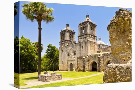 Mission Nuestra Senora De La Purisima Concepcion, Mission Concepcion, San Antonio, Texas, U.S.A.-Kav Dadfar-Stretched Canvas